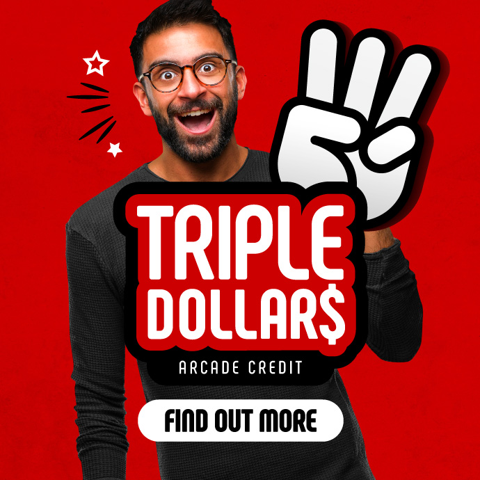 Triple Dollars arcade fun at Zone Bowling